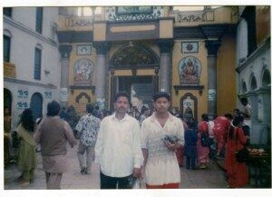 Ganesh Shahi (Right) with L B Chhetri