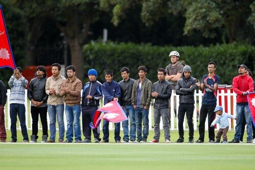 Disappointment all around! Nepali fans at the group. Photo: IDI/Getty Images